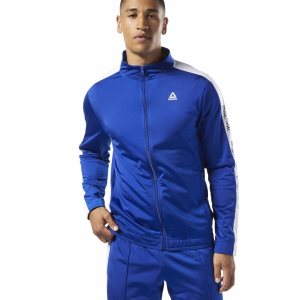 Reebok Training Essentials Linear Logo Track Jacke Herren - Blau - DE 192-IBE